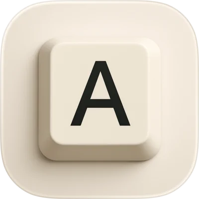 ABCDEF Keyboard app screenshot showing the main dashboard